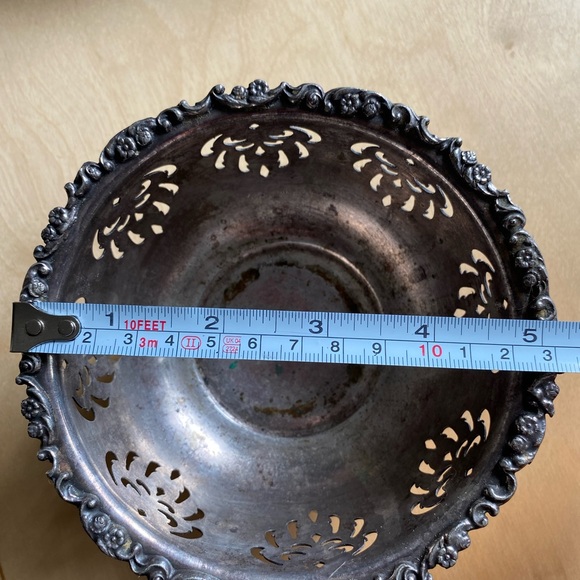 Authentic Antique silver bowl (523) - Picture 4 of 4